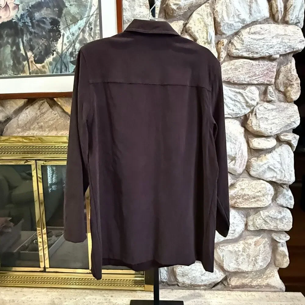 Vintage Donatella Safari Jacket/top size L utility casual button up utilitarian